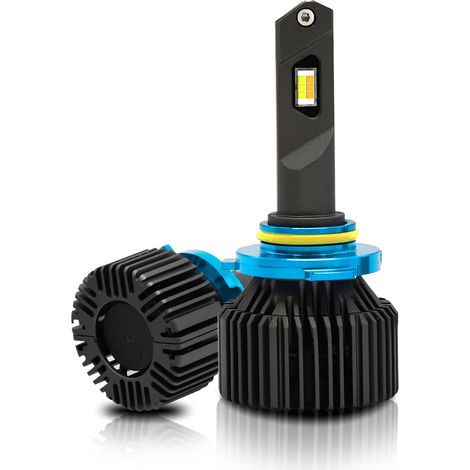 9006/HB4 IP67 Wasserdichte LED-Scheinwerferlampen für Autos, 3000K/4300K/6000K, 200W, 40.000lm, leistungsstarke Beleuchtung, 2er-Pack (1/5)