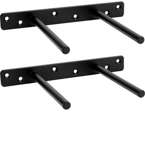 2 Supports Etageres Invisibles 150mm (1/5)