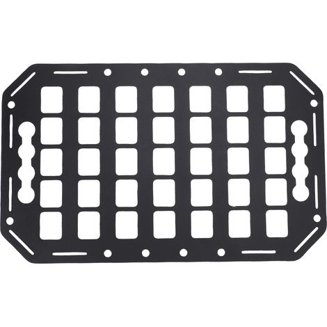 Support de panneau Molle pour lit de camion, 15x9,25x0,08 pouces, utilisation en aluminium avec outil de piste en L, stockage de fret pour voitures, SUV, pick-up, Van, camping-car.