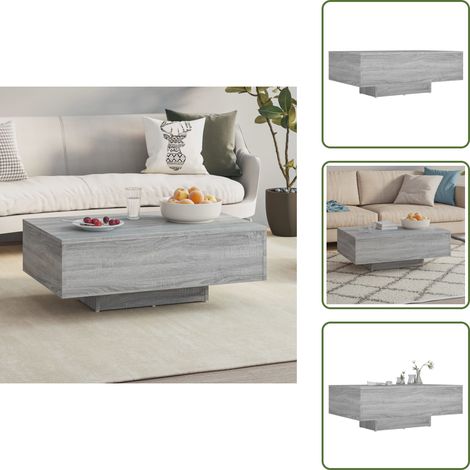 Couchtisch Grau Sonoma 85x55x31 cm Holzwerkstoff - Couchtisch - Grau - Wohnzimmertisch - Holzt Tisch - Holzwerkstoff (1/5)