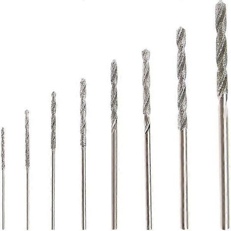 Foret diamanté 0,8/1,0/1,2/1,5/1,8/2,0/2,5/3,0 mm (1/5)