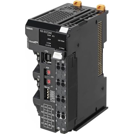 Switch ethernet con 2 porte Ethercat Slave Serie NX Omron NXECC203