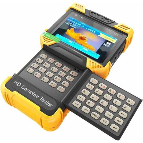 Testeur de vidéosurveillance prenant en charge la caméra IP Testeur De Caméra Analogique IP H.265 4K, Testeur De Vidéosurveillance, Moniteur HD 1080P, Moniteur De Test Combiné De Sécurité, TDR RJ45, T (1/5)