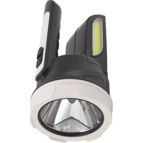 Lampe torche LED rechargeable USB, longue portée, projecteur COB ultra-lumineux pour le camping et les activités de plein air. (1/5)