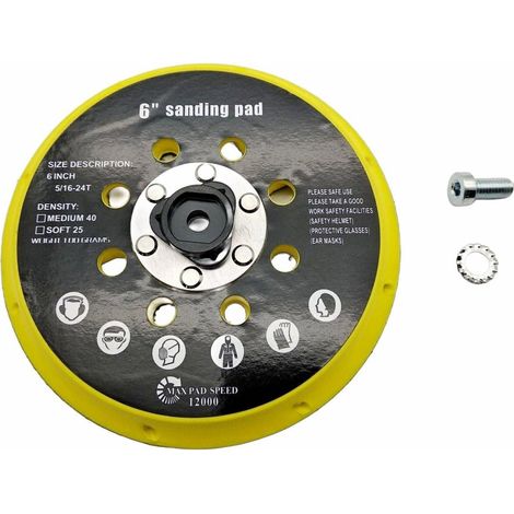 Plateau De Ponçage - 1 Pièce - Ø 225 Mm - 10 Trous - Pour Ponceuse Girafe - Compatible Festool Et Flex (1/3)