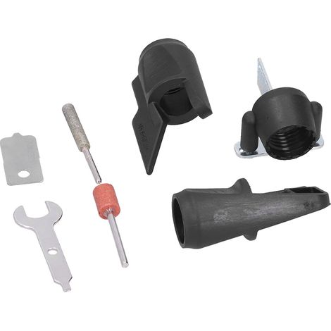 Kit d'affûtage de chaîne de tronçonneuse électrique, outil de meulage, embout de polissage (1/5)