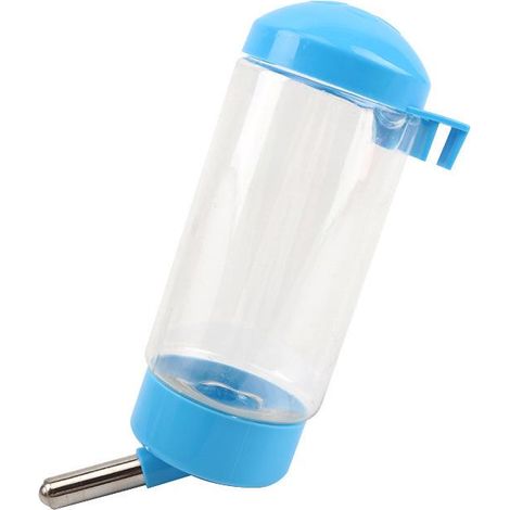 Bouteille d'abreuvoir automatique 400ml pour hamster, 2 pièces, en plastique, anti-fuite pour rongeurs nains, lapins, chats et chiens, adaptée aux cages.