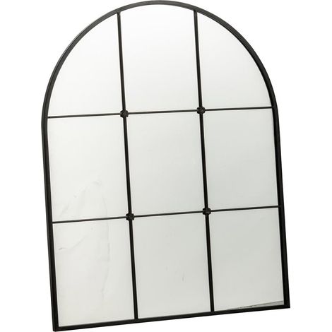 Miroir Mural Arche Antique "Orson" 106cm Noir (1/5)