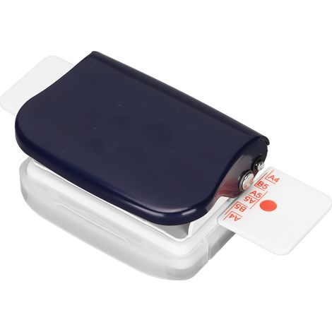 Relieuse Manuel 6 Trous Bleue pour Reliure de Documents de Bureau (1/5)