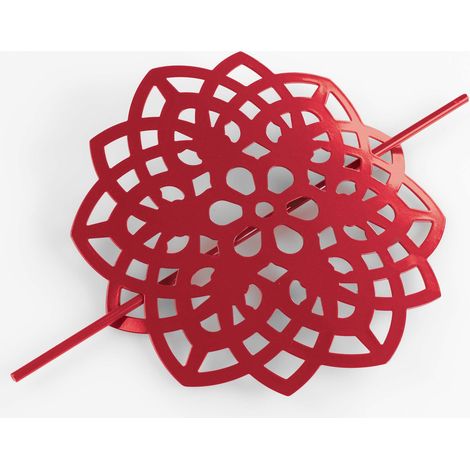 Embrasse Rosace rouge