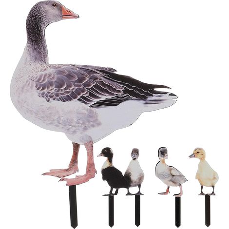 Garten Acryl Schild mit Spitz Zulaufender Spitze und