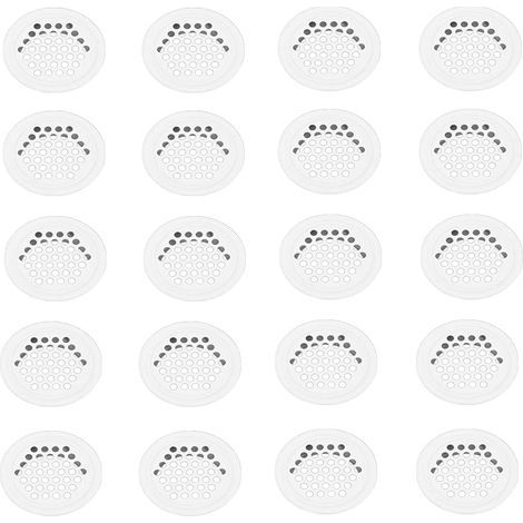 Griglia di Aerazione 20 Pezzi Griglia di Ventilazione 35mm Griglia di Aerazione Griglia di Ventilazione Griglia di Aerazione Foro Inox Bianco Rotondo Griglia di Ventilazione per Cucina Armadio Mobili (1/5)