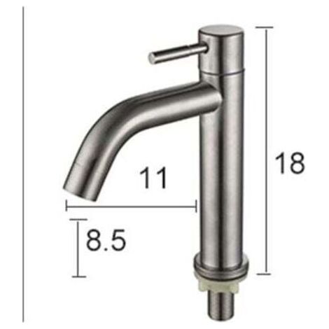 Robinet Lavabo，Salle Bain avec Haut Mitigeur Lavabo pour Lavabo ou Vasque de Salle Bain, Chaude et Froide Réglable de Mitigeur Lavabo,Laiton Chromé