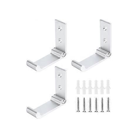 Faltbare Wandhaken aus Aluminiumlegierung für Kopfhörer, unsichtbare Beschichtung