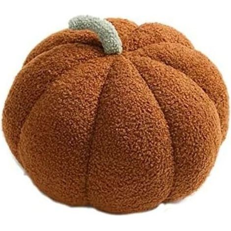 Coussin décoratif en forme de citrouille pour la maison, la photographie de jardin, Halloween, 20 cm, marron