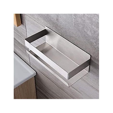 tagre De Douche Auto-adhsif Panier De Douche Sans Perage Etagre De Salle De Bain Acier Inoxydable (1/5)