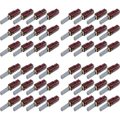Balais de charbon pour moteur d'aspirateur électrique Ametek Lamb, références 2311480, 333261 et 33326-1 (lot de 48). (1/5)