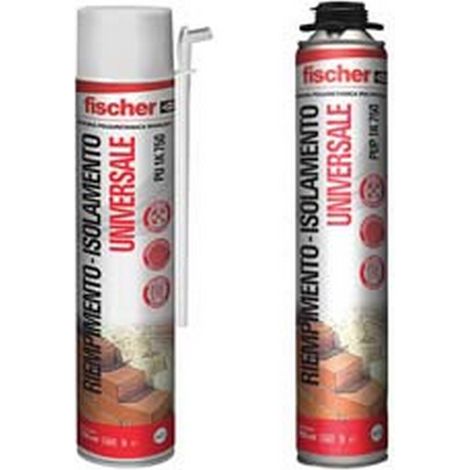 12PZ SCHIUMA POLIURETANICA UNIVERSALE - PUP 1K - ml.750 applicazione con pistola