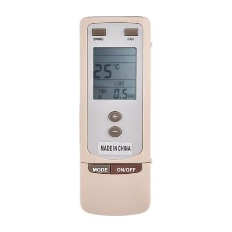 (Blanc)Télécommande de Climatiseur pour GREE Y512 Y502 -Timesquare- (1/4)