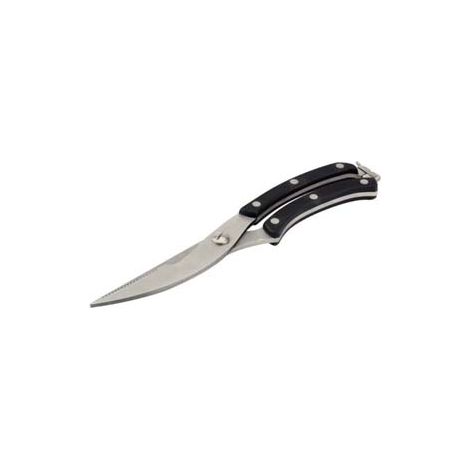 TRINCIAPOLLO IN ACCIAIO INOX CON MANICO IN BACHELITE- - cm.25 - 2 pezzi ILSA