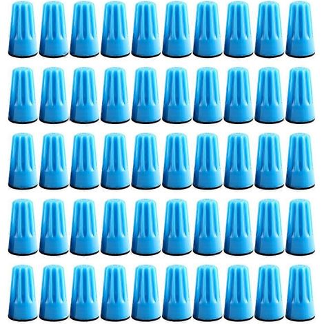 Lot de 50 connecteurs de câbles étanches, cosses de protection étanches pour câbles de calibre 22 AWG à 14 AWG/22 AWG à 8 AWG (B). (1/5)