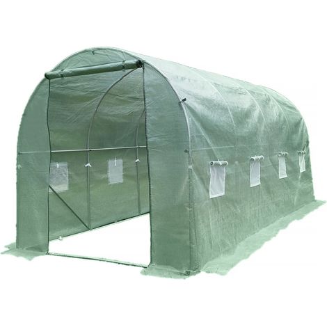 Tunnelgewächshaus für den Garten "Lys" – 4,5 x 2 M - 9 M² - 130 g – Grün