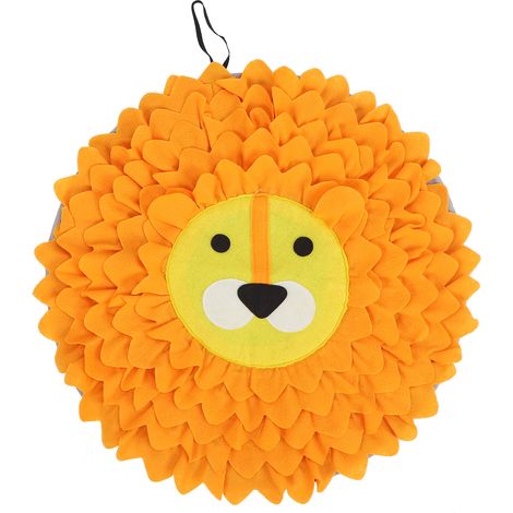 Tapis d'alimentation pour chiens de compagnie, tapis d'alimentation pour distraire la recherche de nourriture, tapis de jeu, couverture, jouets à motif de lion (1/5)