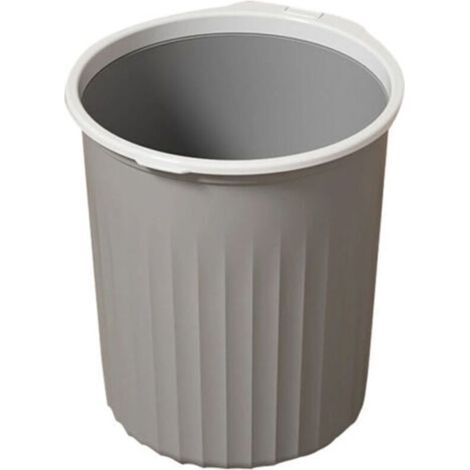 Secchio in plastica con anello di bloccaggio, adatto per bagni, cucine e camere da letto, riciclabile, capacità di 5 galloni. (1/5)