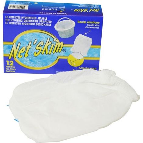 Chaussettes pré-filtre Net'Skim jetables - Boîte de 12 pièces - Unité - (1/4)