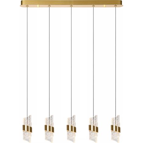 Lampada sospensione KLIGANDE oro vetro LED 7W Lucide (1/5)