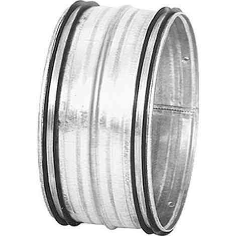 Buderus Verbindungsnippel/Steckverbinder Metall DN100 FM100 mit Gummilippendichtung für Logavent HRV156 K (BS) - 7738112486