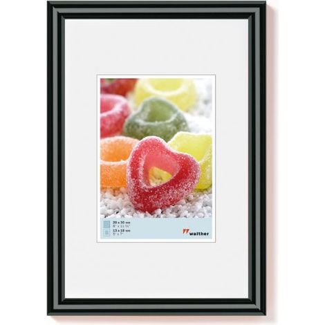 Walther Design Trendstyle Bilderrahmen schwarz 30x40 cm
