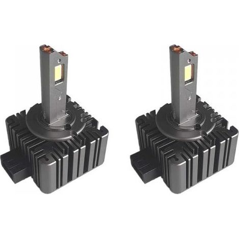 2 Pezzi Lampade LED D1S D1R 35W 12V 7000lm 6000K Plug Play Più Luminoso dello Xenon Originale