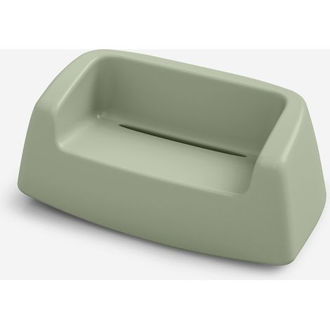 Divano da esterno in polietilene 2 posti Made in Italy Sugar - Verde