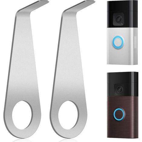 2PcsKey Tool Outils de Remplacement pour clé de Sonnette, clé de Retrait Compatible avec la Toute Nouvelle Sonnette vidéo R/ing (Version 2024), Outil pour Appareil Photo, Tournevis, Outil d'ouverture (1/5)