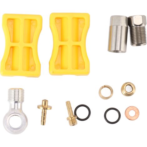 Kit de raccord hydraulique réutilisable pour conduites de frein de vélo, adapté aux VTT. (1/5)