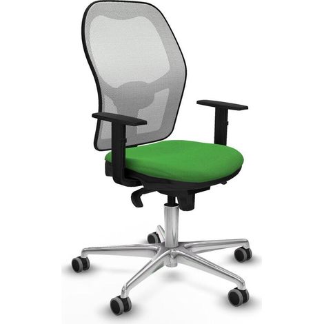 Piqueras y Crespo Silla de oficina moderna verde regulable