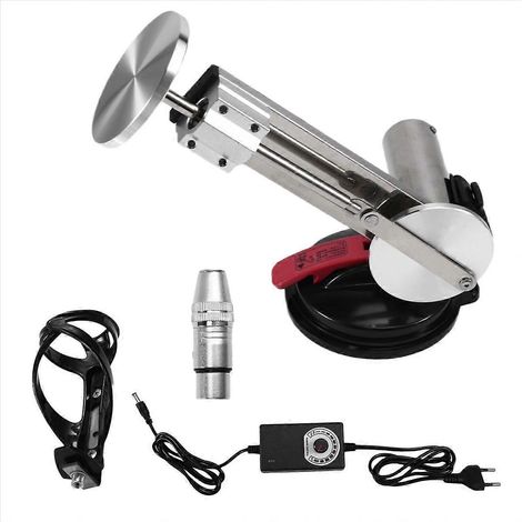 Linearantrieb mit 60 mm Hub, Wechselstrommotor, kleiner teleskopierbarer Linearantrieb mit Saugnapf, EU-Stecker (1/5)