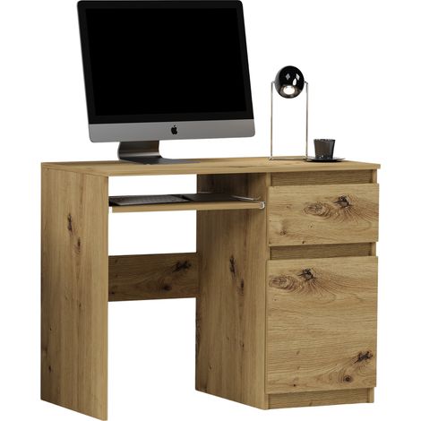 Kleiner Computer-Schreibtisch Artisan 90 x 50 cm - Modern N33 (1/5)