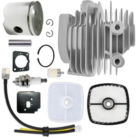 Cylindre pour piston Kit A130002100 pour Echo PAS-225 GT-225 SRM-225 Débroussailleuse Souffleuse Kit Réparation Moteur Ensemble Métal Assemblage