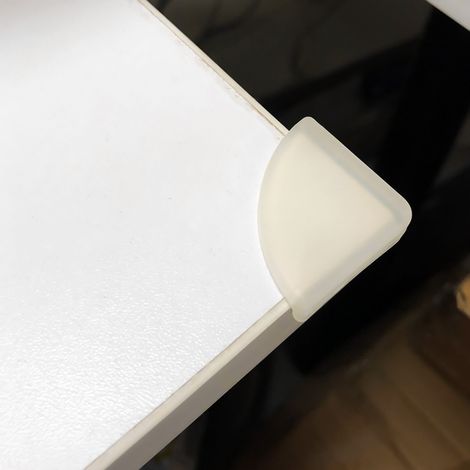 4 PCS Sécurité Bébé Silicone Protège Bord Table Cache Coin Angle Anti-choc Gardes Bord Bureau (1/4)