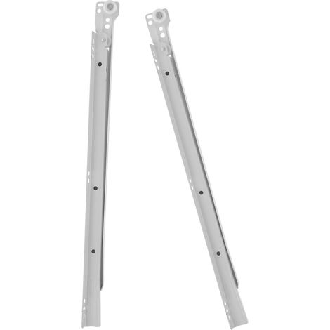 Lot de 2 glissières tiroir pour meuble 40,6 cm (16 pouces) en acier à (1/5)
