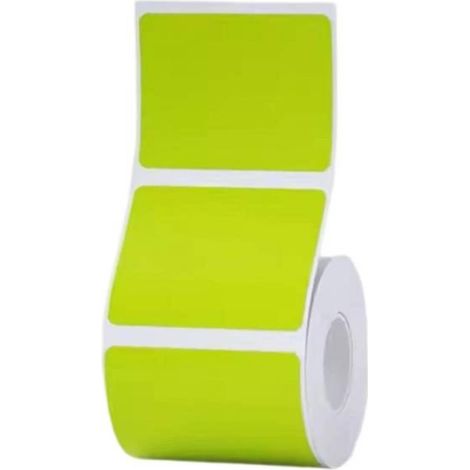 Rouleau d'étiquettes à transfert thermique pour imprimante thermique auto-adhésive, étiquettes à contraste élevé pour bureau (1/5)