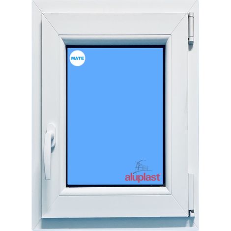 Ventana PVC 500x800 Blanca Oscilobatiente derecha Vidrio Mate (1/9)