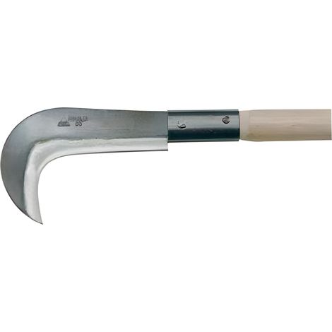 Roncola di tipo Sardegna con manico in legno da 90 cm per agricoltura