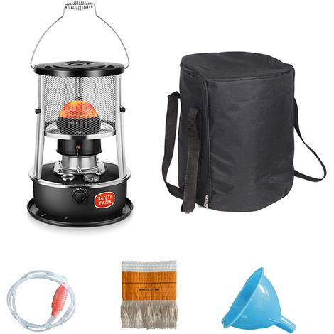 Réchauds à paraffine Réchauffeurs de pique-nique portables Réchauffeurs d'extérieur portables Réchauds de camping d'hiver Réchauffeur de pêche Réchauffeurs domestiques pour temps froid, Noir, Set B (1/5)