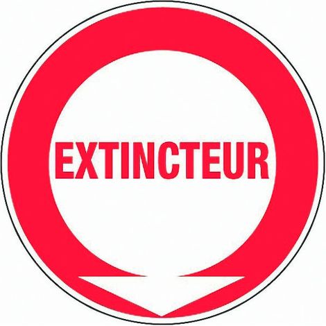 Panneau Extincteur (texte) - Rigide Ø300mm - 4060729
