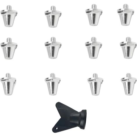 Lot de 12 crampons pour chaussures de football, rugby et autres compétitions sportives en extérieur (1/5)
