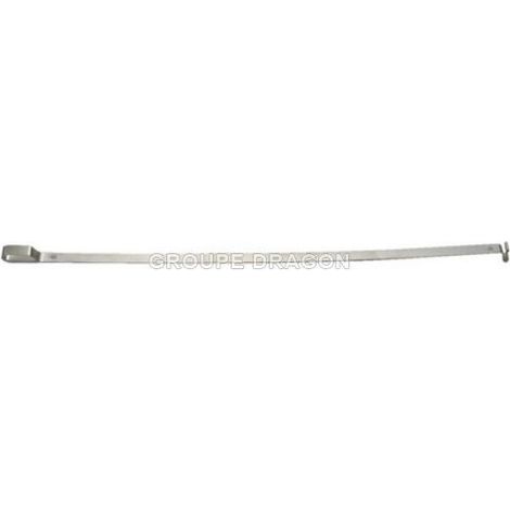 FEUILLARD LAMELLE ACIER DE PORTE 25,5CM pour lave vaisselle BRANDT