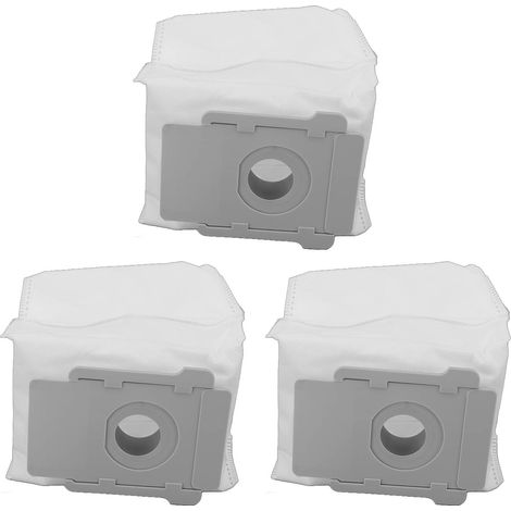 Sac à poussière compatible iRobot i7 i3 E5 E6 S9, lot de 3 sacs de collecte pour aspirateur robot (1/5)